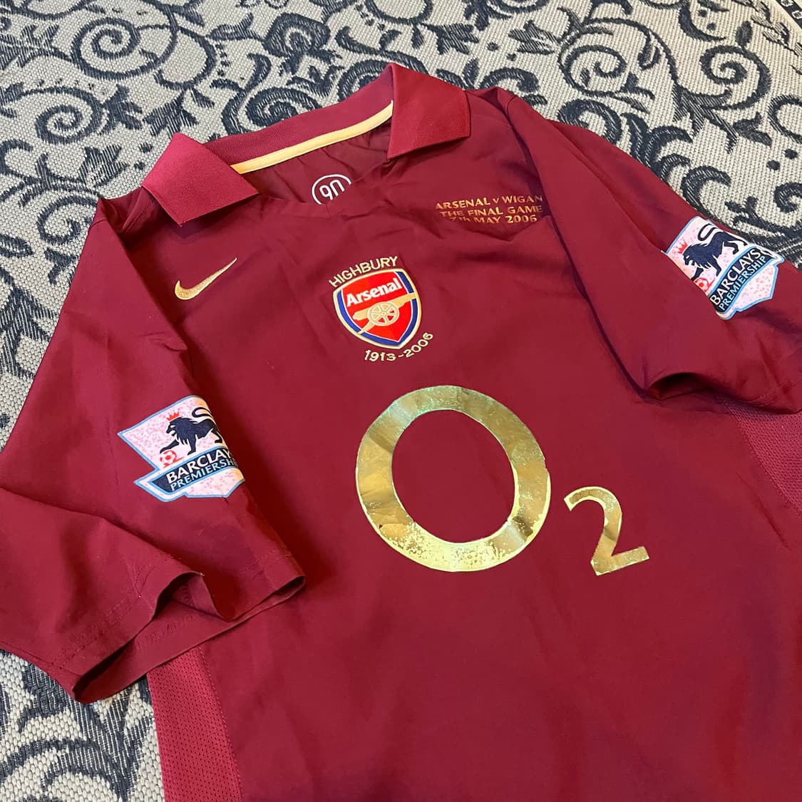 XL 나이키 아스날 05-06 하이버리 앙리 유니폼/W2420 상품이미지2