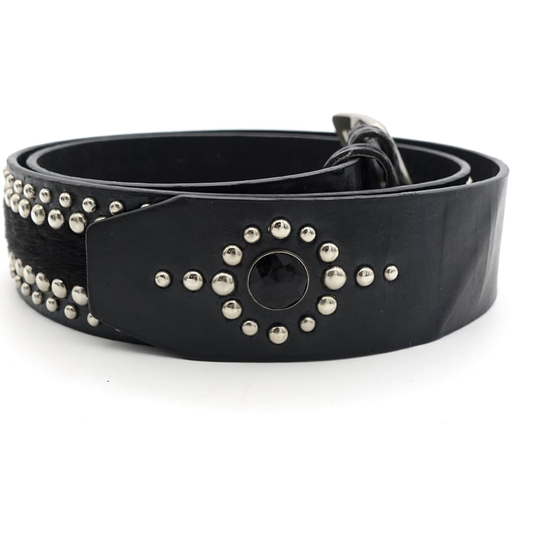 VINTAGEBELT 빈티지 스탓츠 송치 디테일 스터드 블랙 레더벨트 상품이미지7