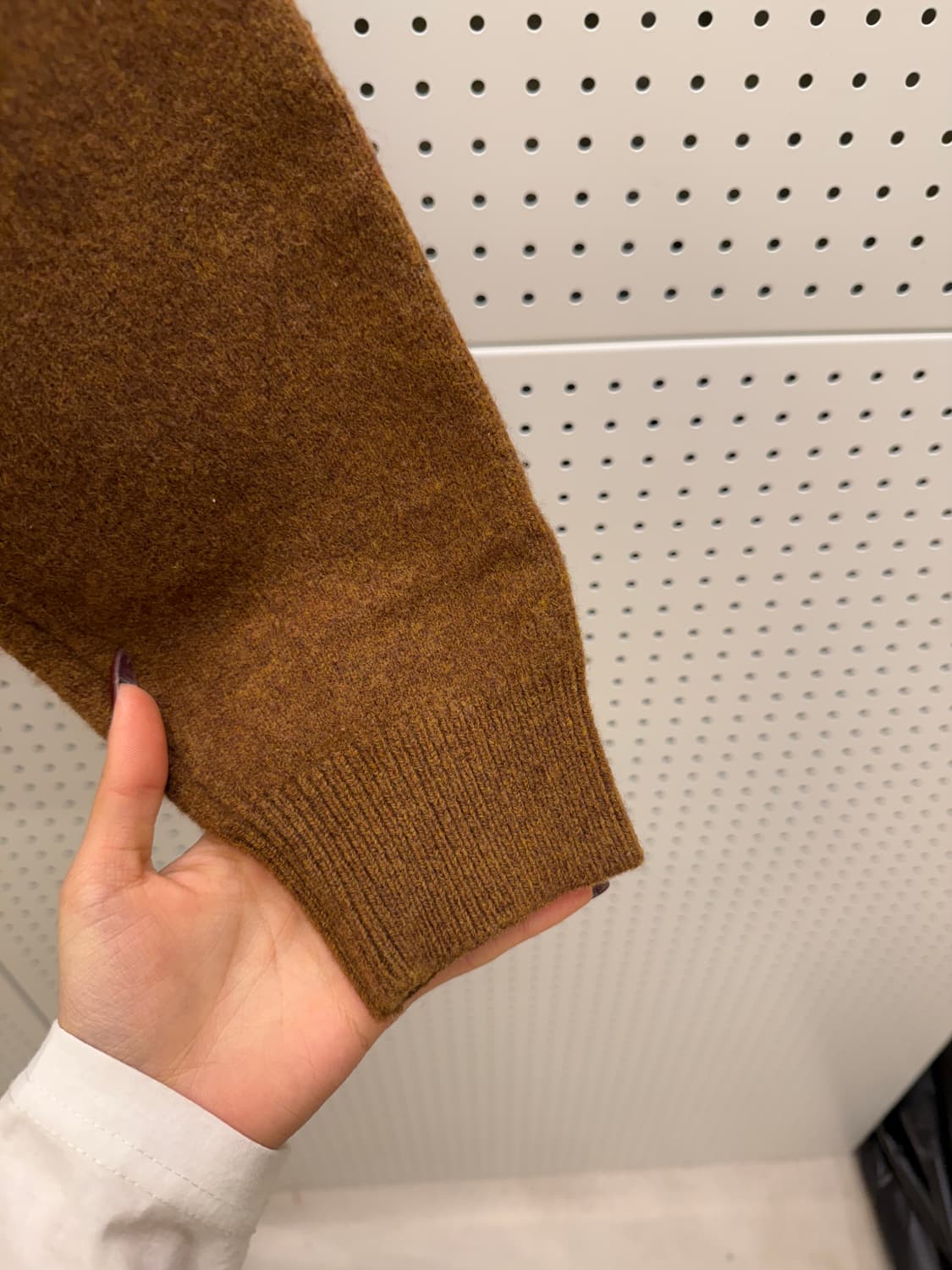 라코스테 울 니트 스웨터 브라운 U1112 상품이미지4