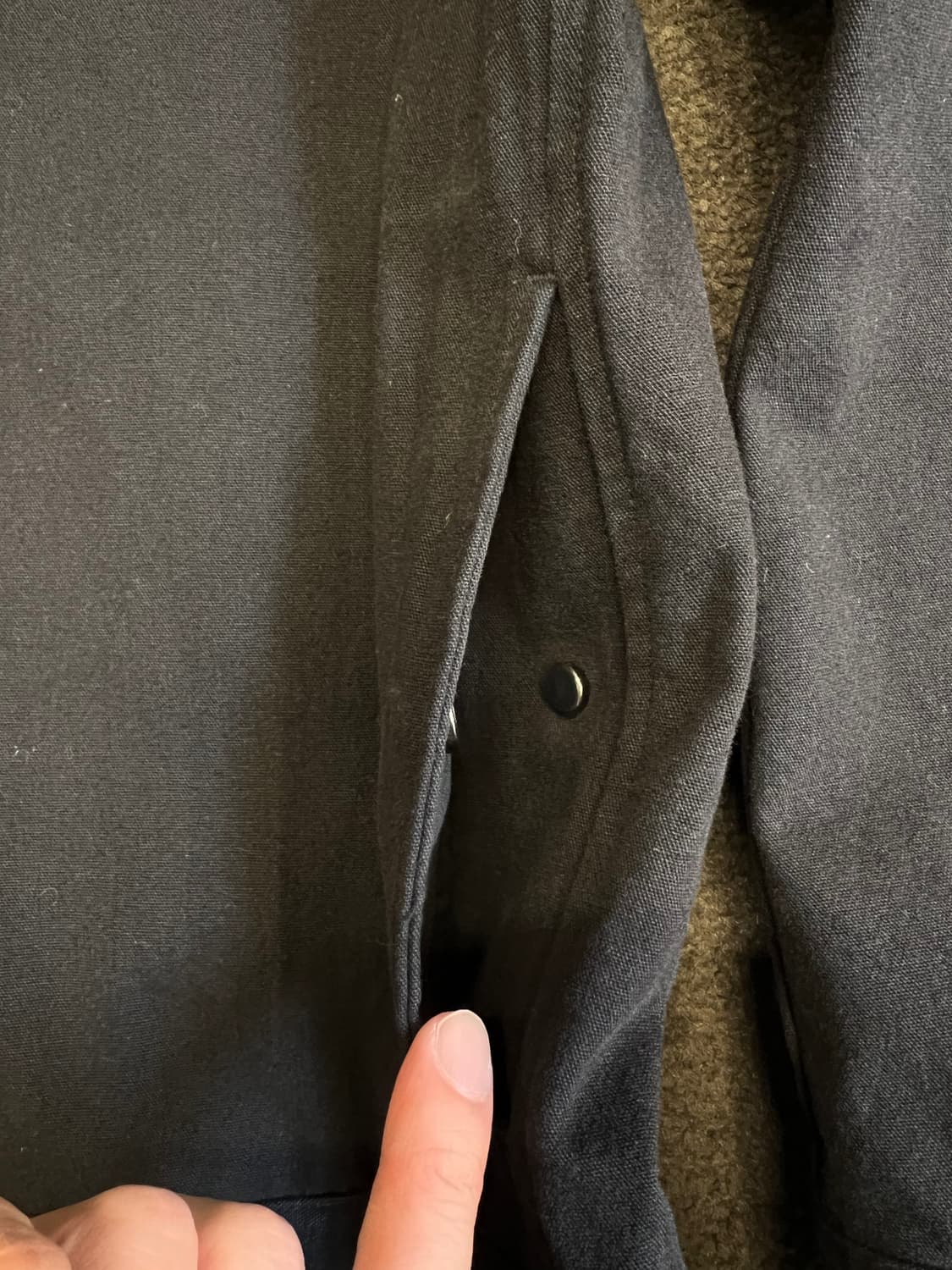 COS 블랙 트러커 면자켓 M 상품이미지2