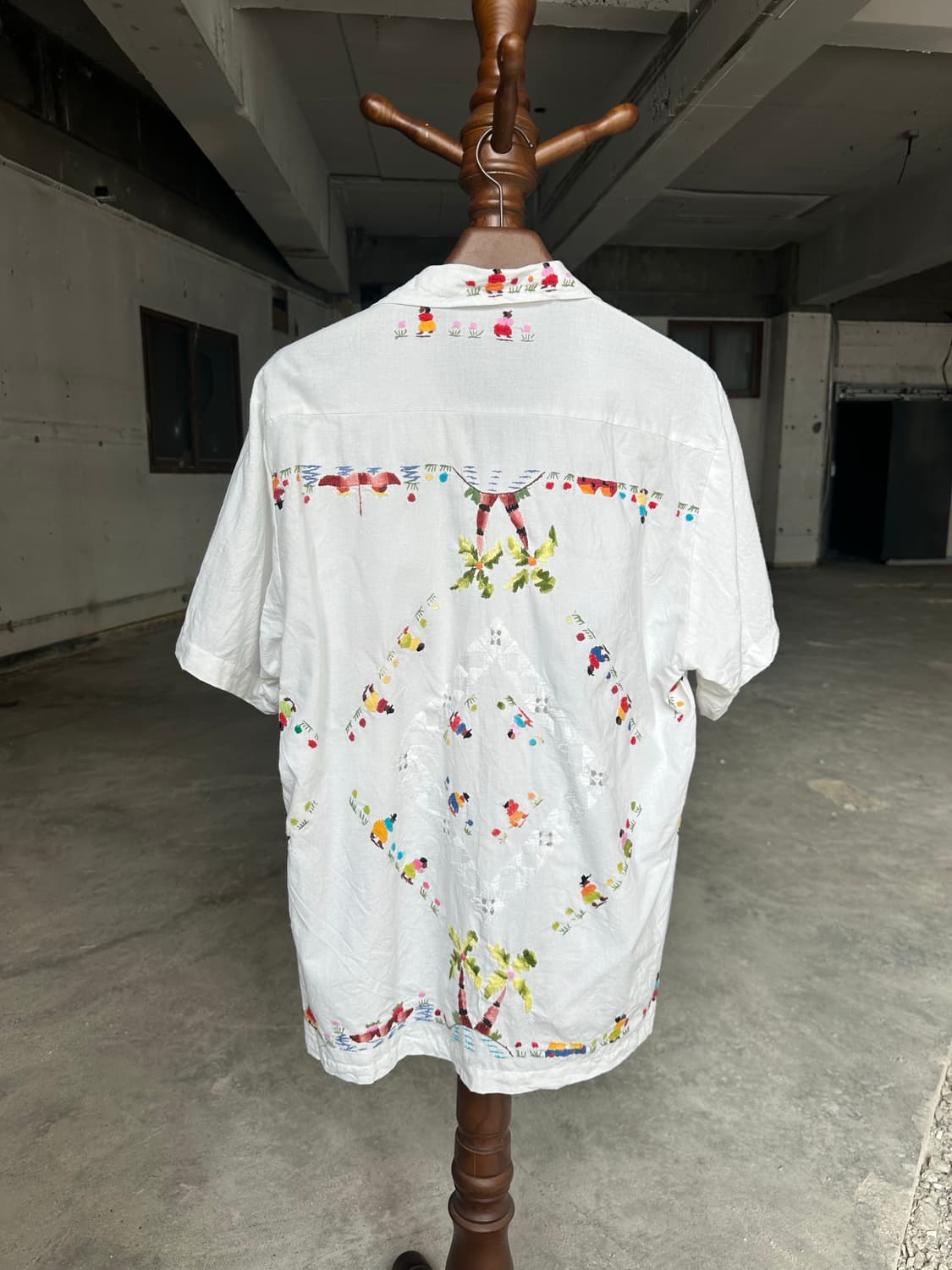 빈티지 패치워크 자수셔츠 히피 보시크 상품이미지6