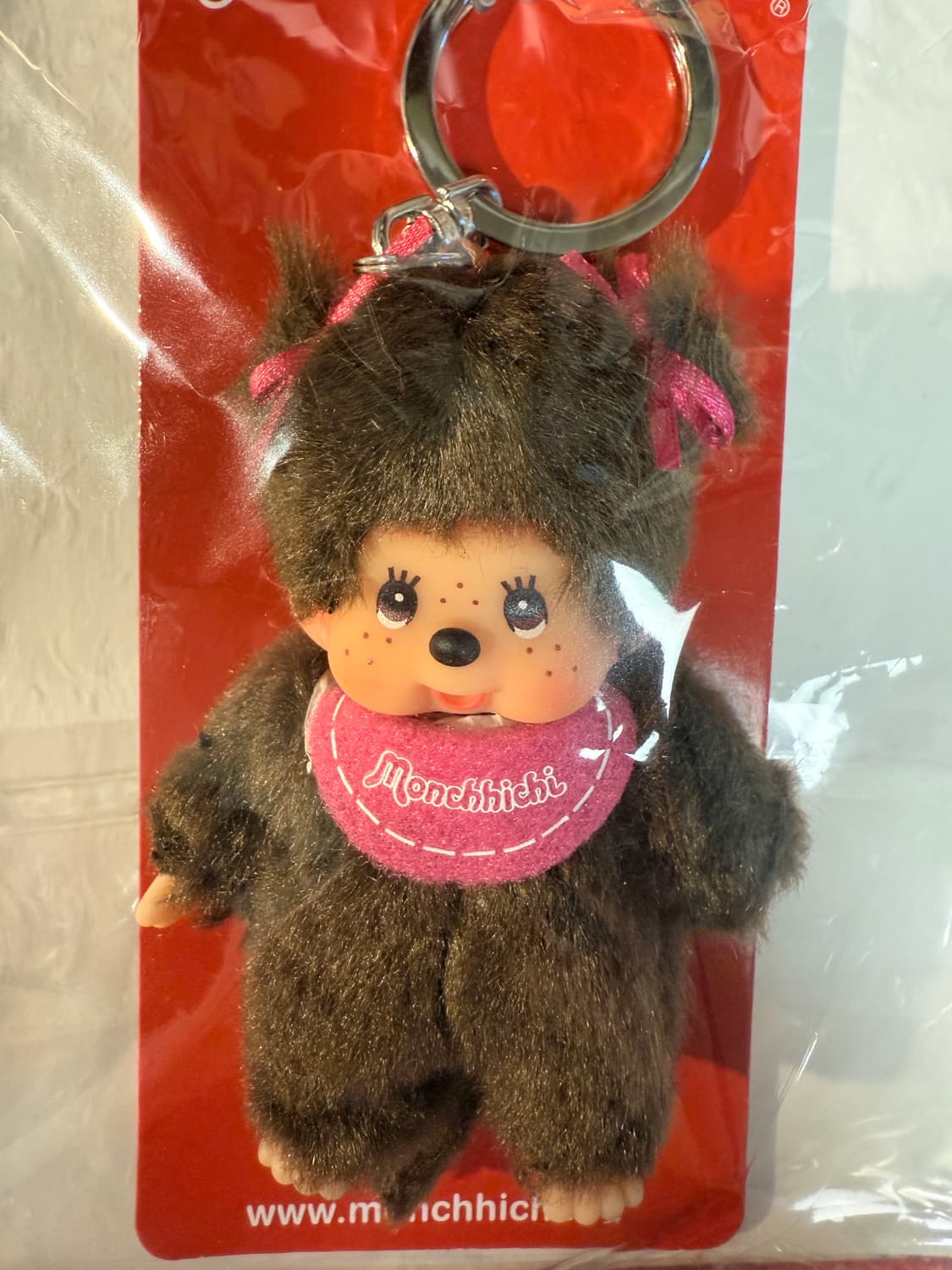 유럽판 몬치치 키링 (핑크리본) 상품이미지2