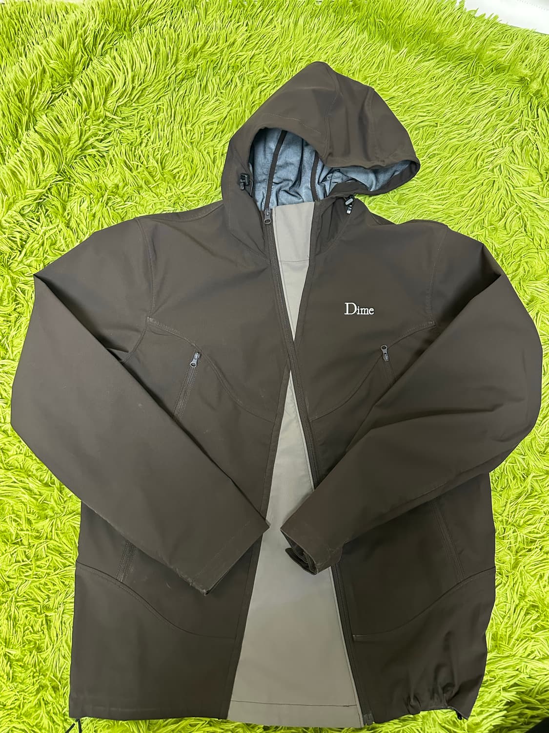 다임 dime 사선 바람막이 상품이미지3