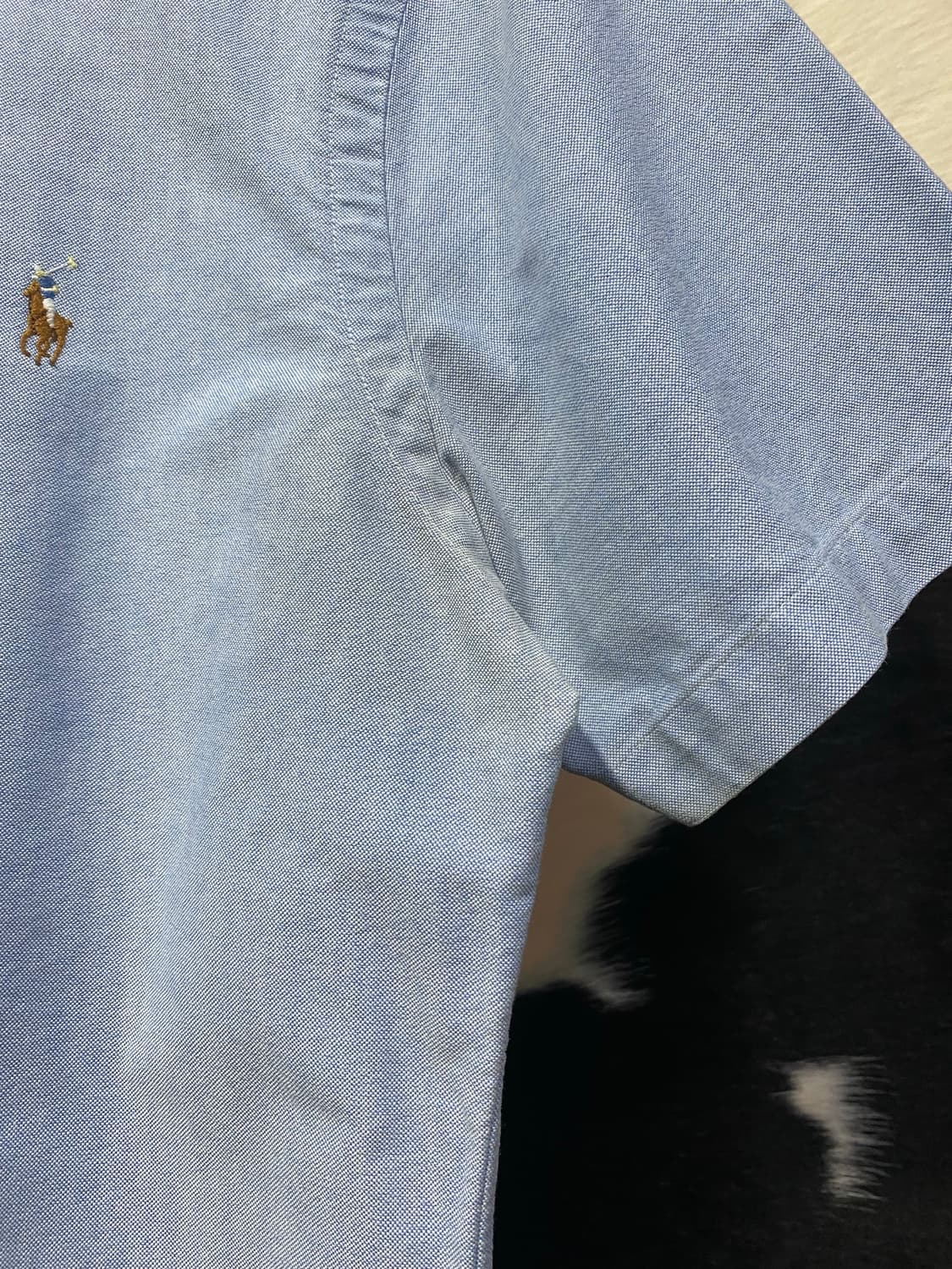Ralph Lauren 슬림핏 베이직 프레피 하프 셔츠 상품이미지7