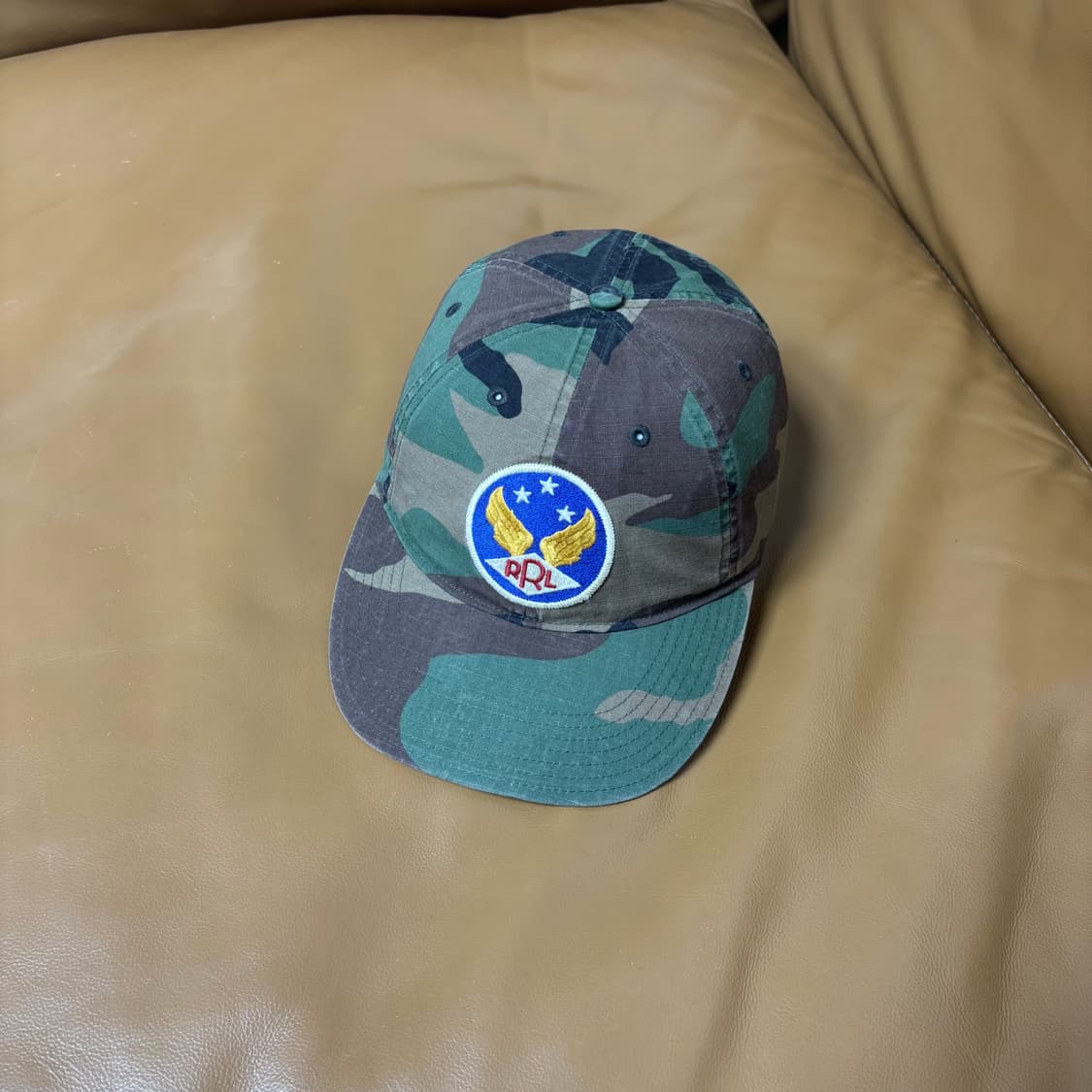 RRL 더블알엘 랄프로렌 폴로 우드랜드 카모 6패널 볼캡 모자 Camo 상품이미지1