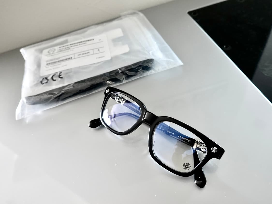 크롬하츠 콕스어커 블랙/실버 안경 상품이미지1