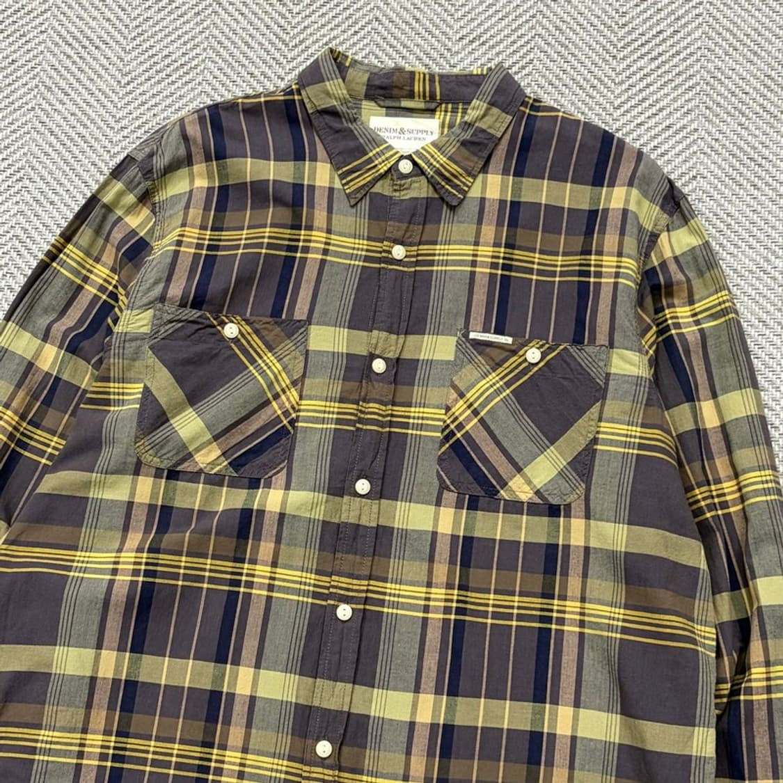 랄프로랜 데님서플라이 체크 셔츠 v1990 상품이미지3