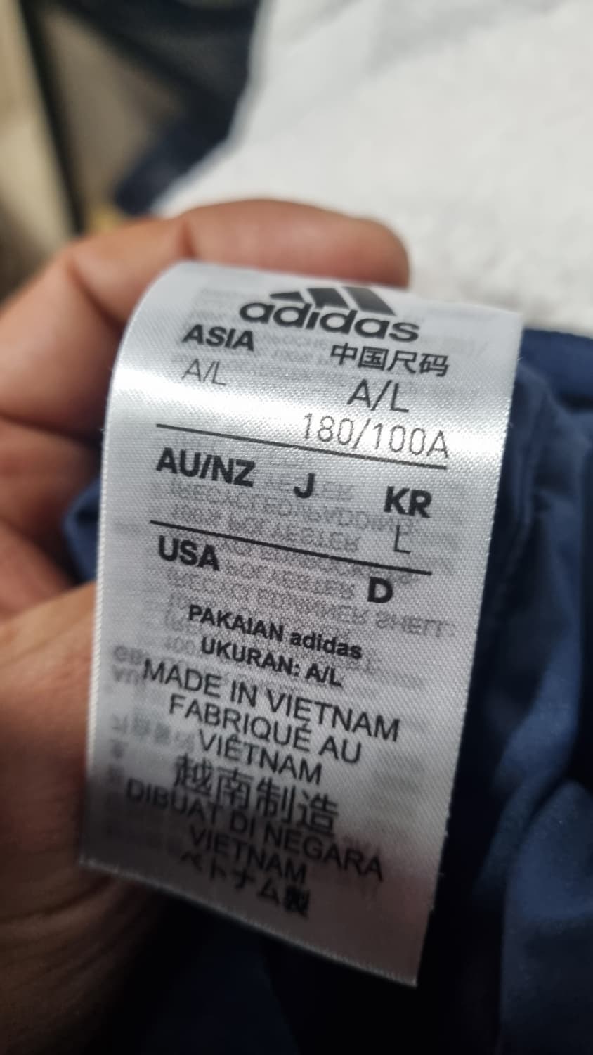 아디다스 후리스 양면점퍼 100~105(가슴단면56) 거의새거 상품이미지3