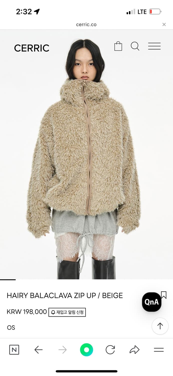 Cerric 바라클라바 집업 (25fw) 상품이미지2