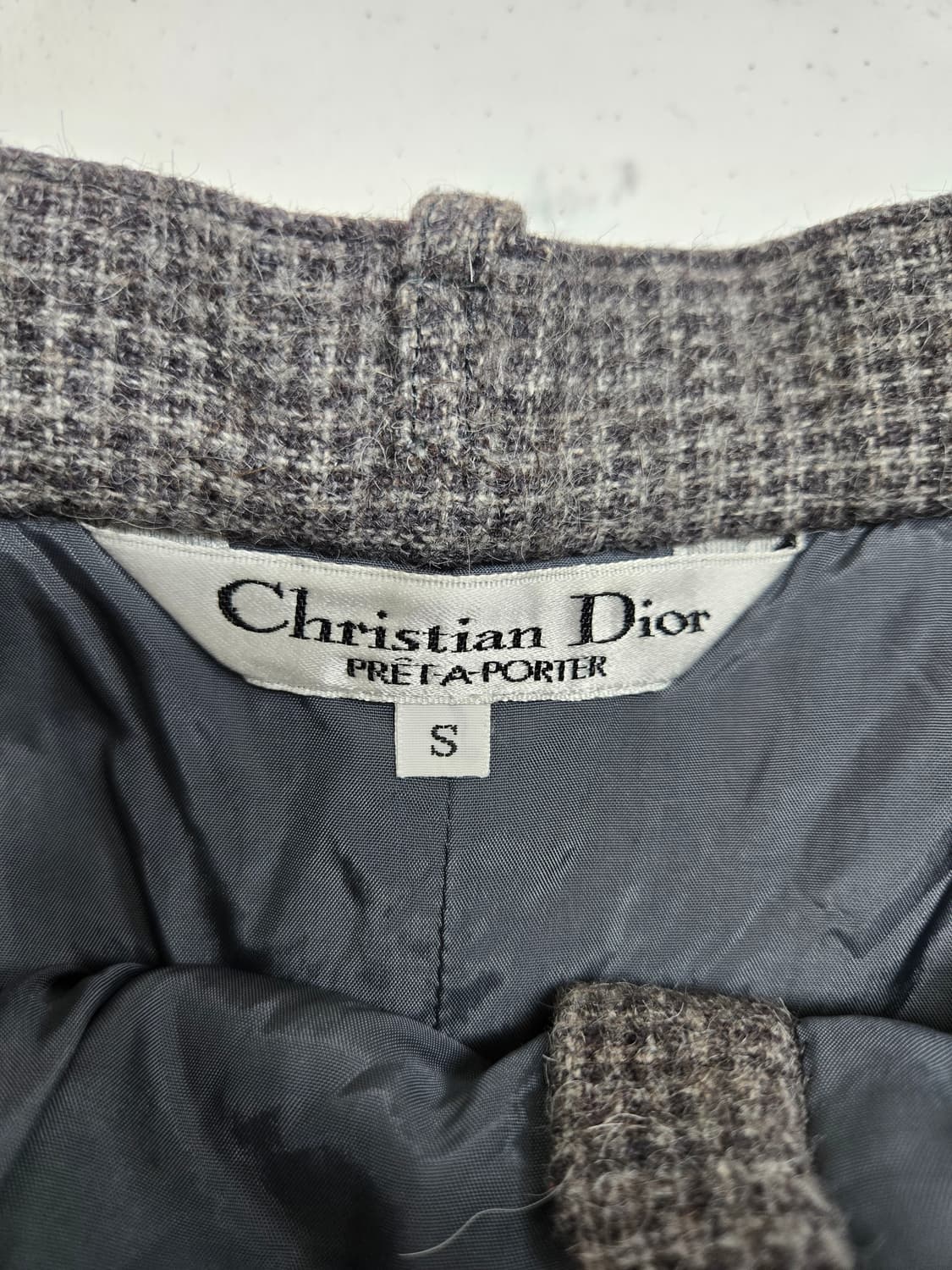 디올 헤링본 플리츠 미디 스커트 상품이미지3