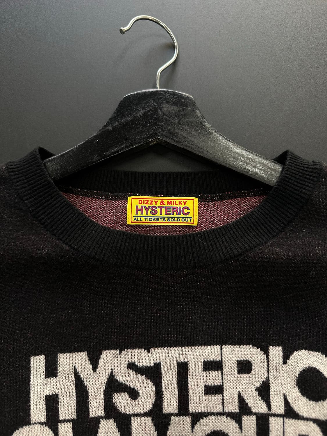 히스테릭글래머 Dizzy & Milky아가일 니트롱슬리브 상품이미지6