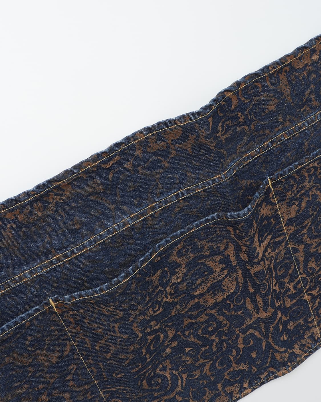 KAPITAL Wrap Denim Damask Apron 상품이미지3