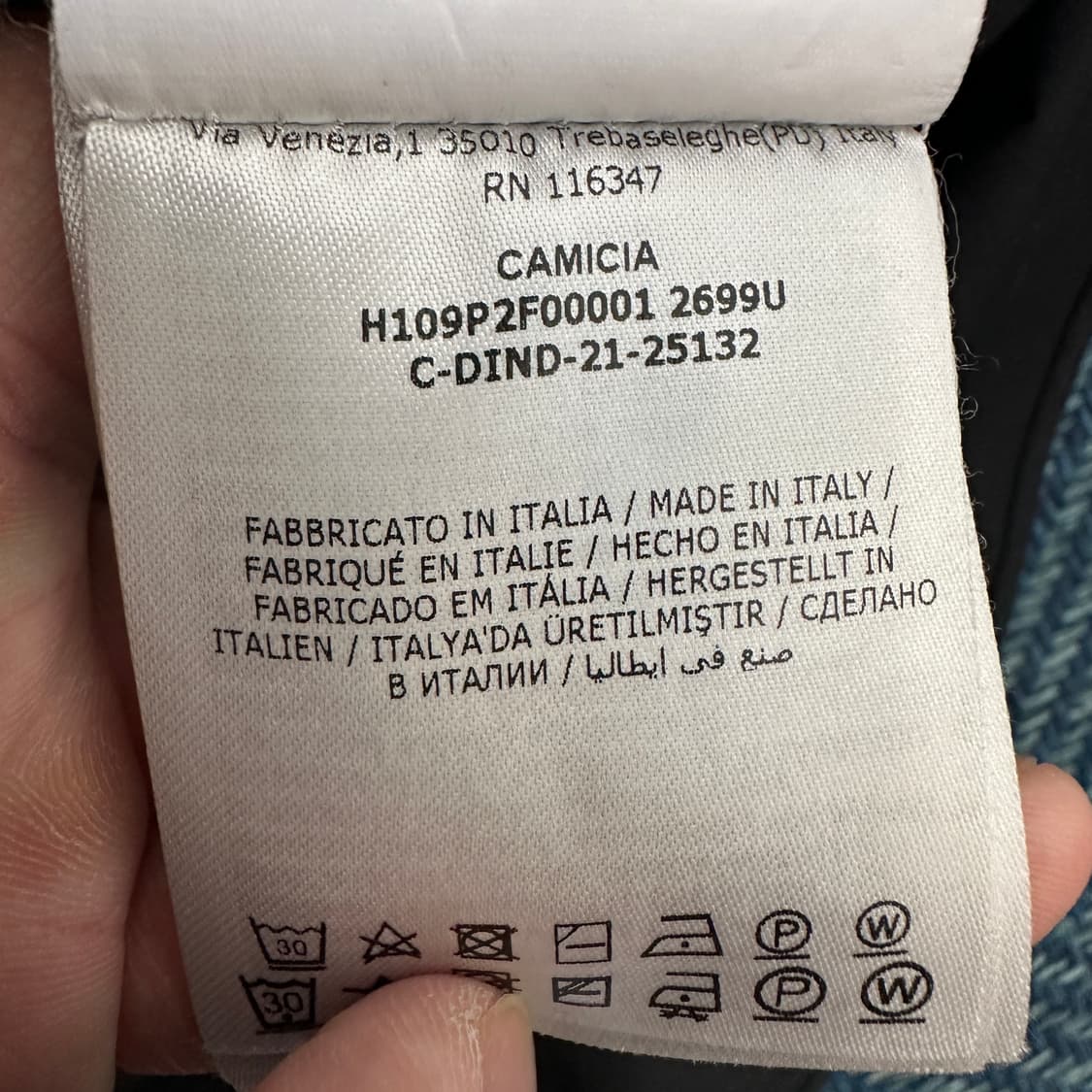 [여성42] 몽클레어 스트링 카라 셔츠 상품이미지6