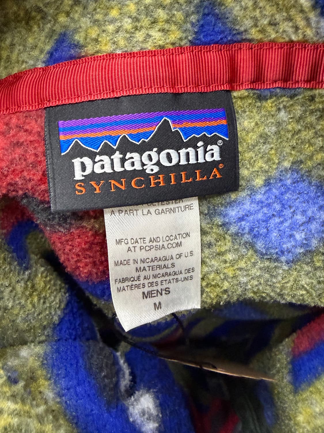 10s 파타고니아 패턴 플리스 스냅티 풀오버 상품이미지6