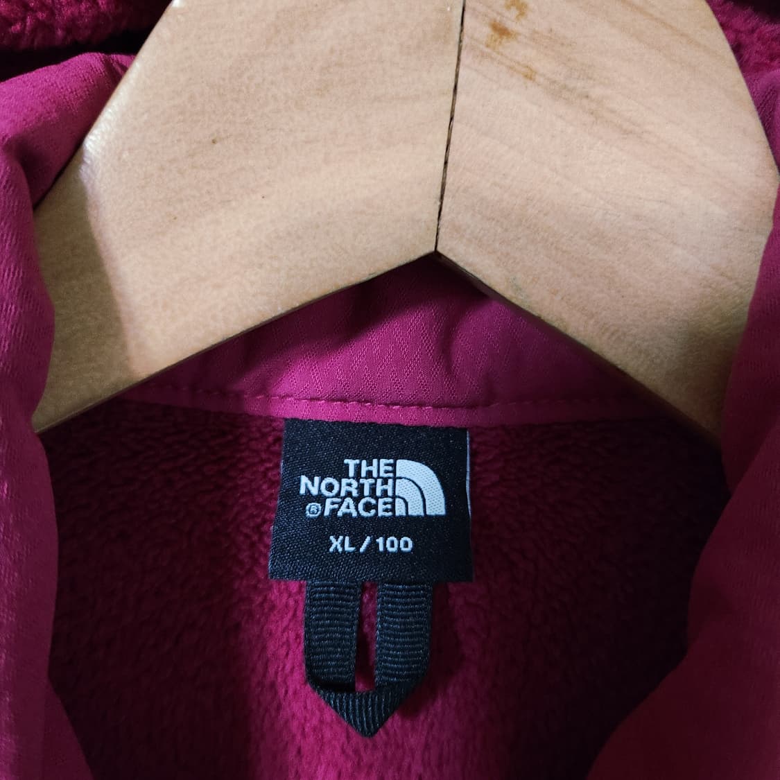 H634 [XL] 노스페이스 여성 기모 후드 집업 상품이미지3