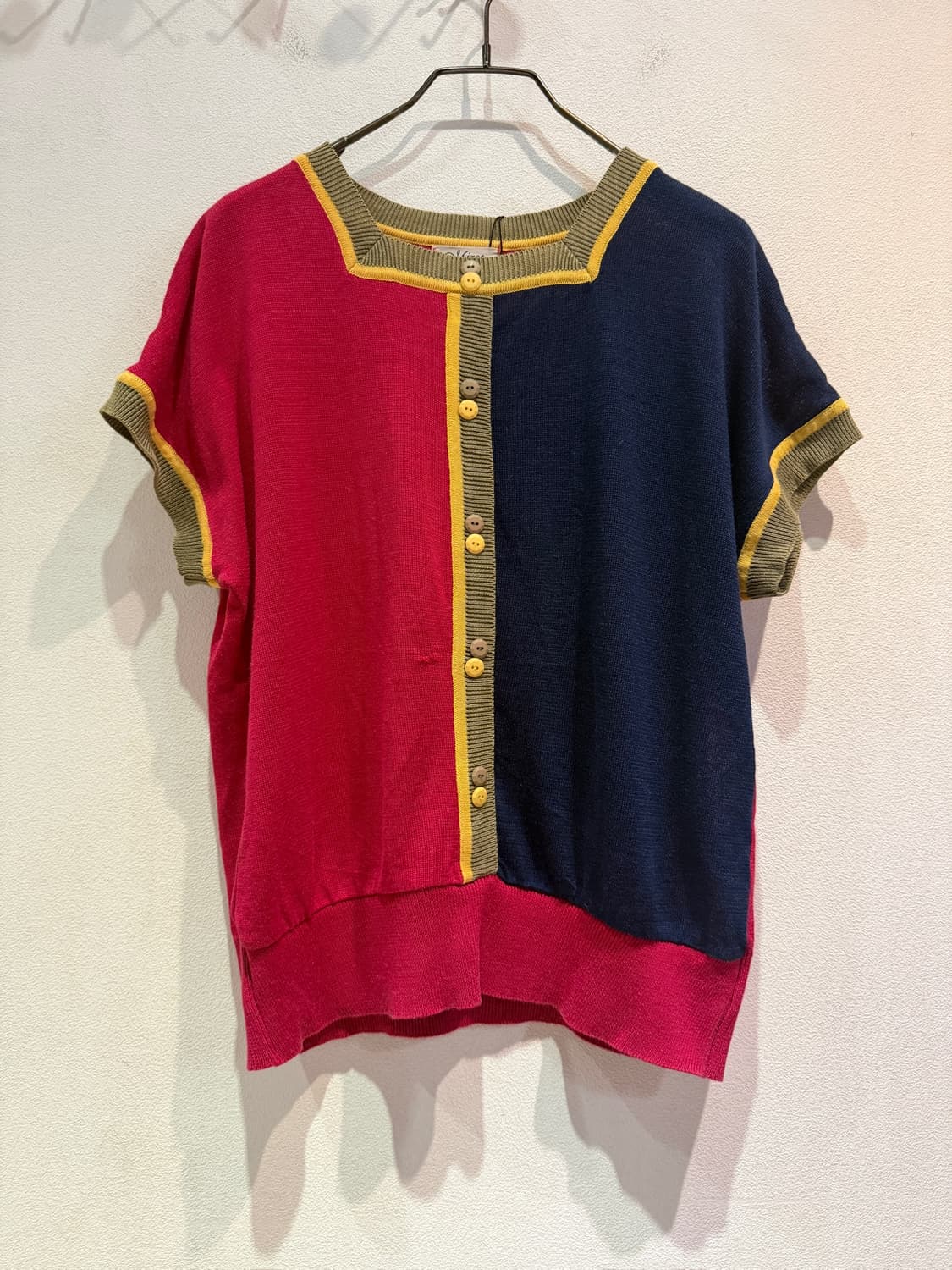 Miret Color Block Kint (Made In Japan) 상품이미지1