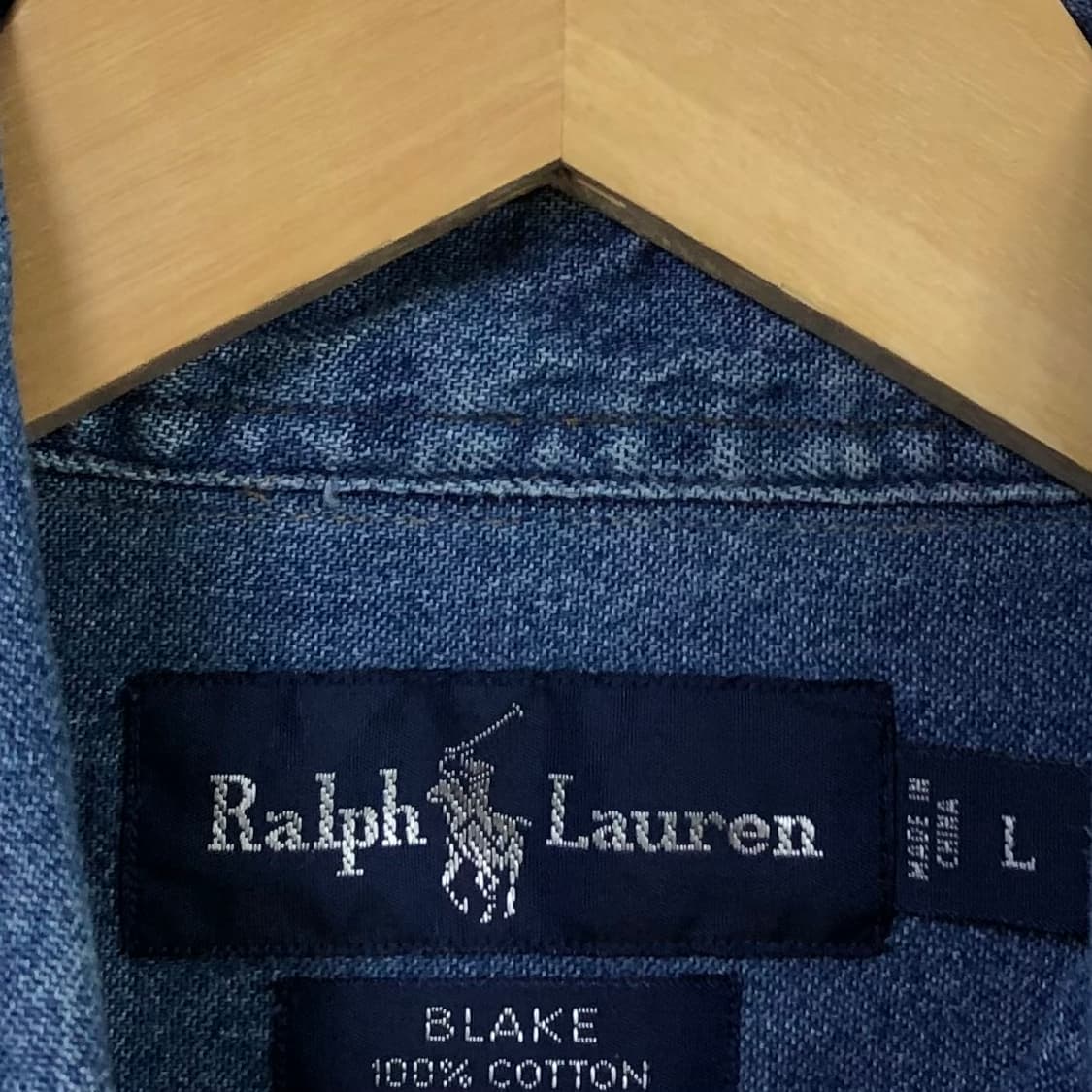 Xxl 폴로 데님 셔츠 상품이미지3