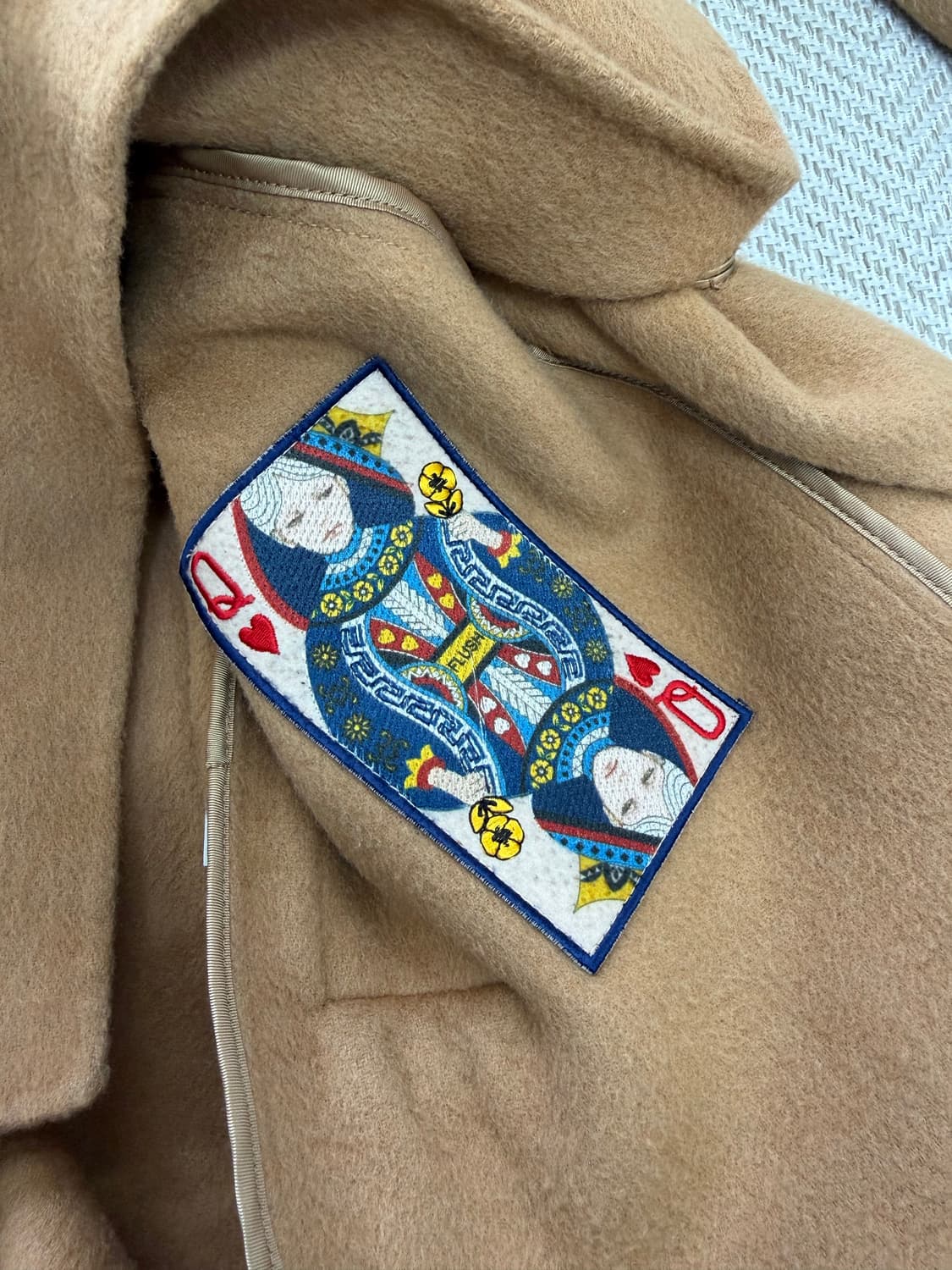 정품) O2nd 오즈세컨 한섬 캐시미어 진주 장식 코트 2(66) 상품이미지7