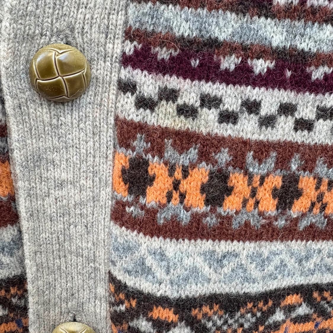 CP Preparatory 페어아일 니트 가디건 상품이미지6