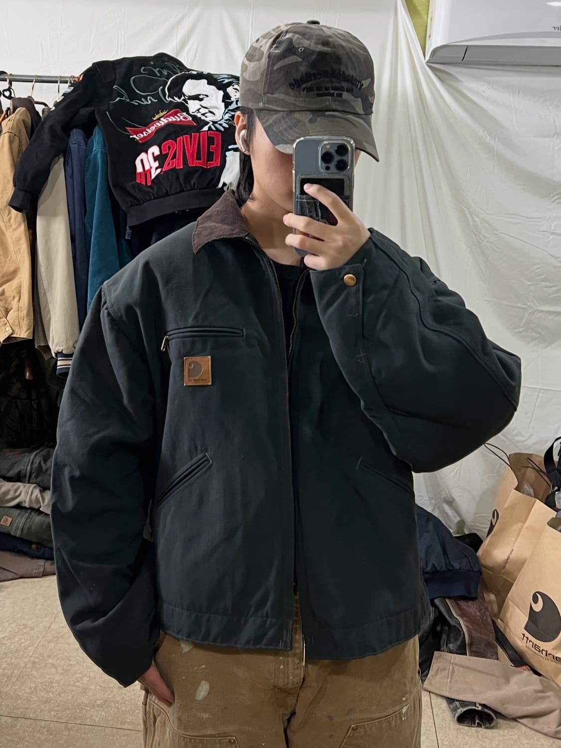 칼하트 J128 디트로이트 워크자켓 상품이미지3