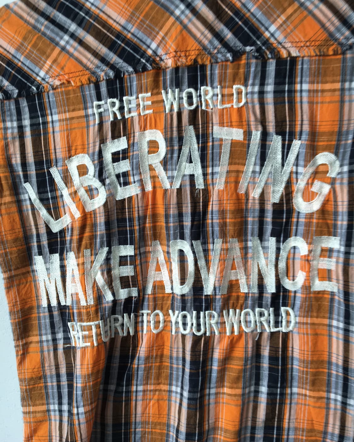 Patch point check pattern shirt 상품이미지4