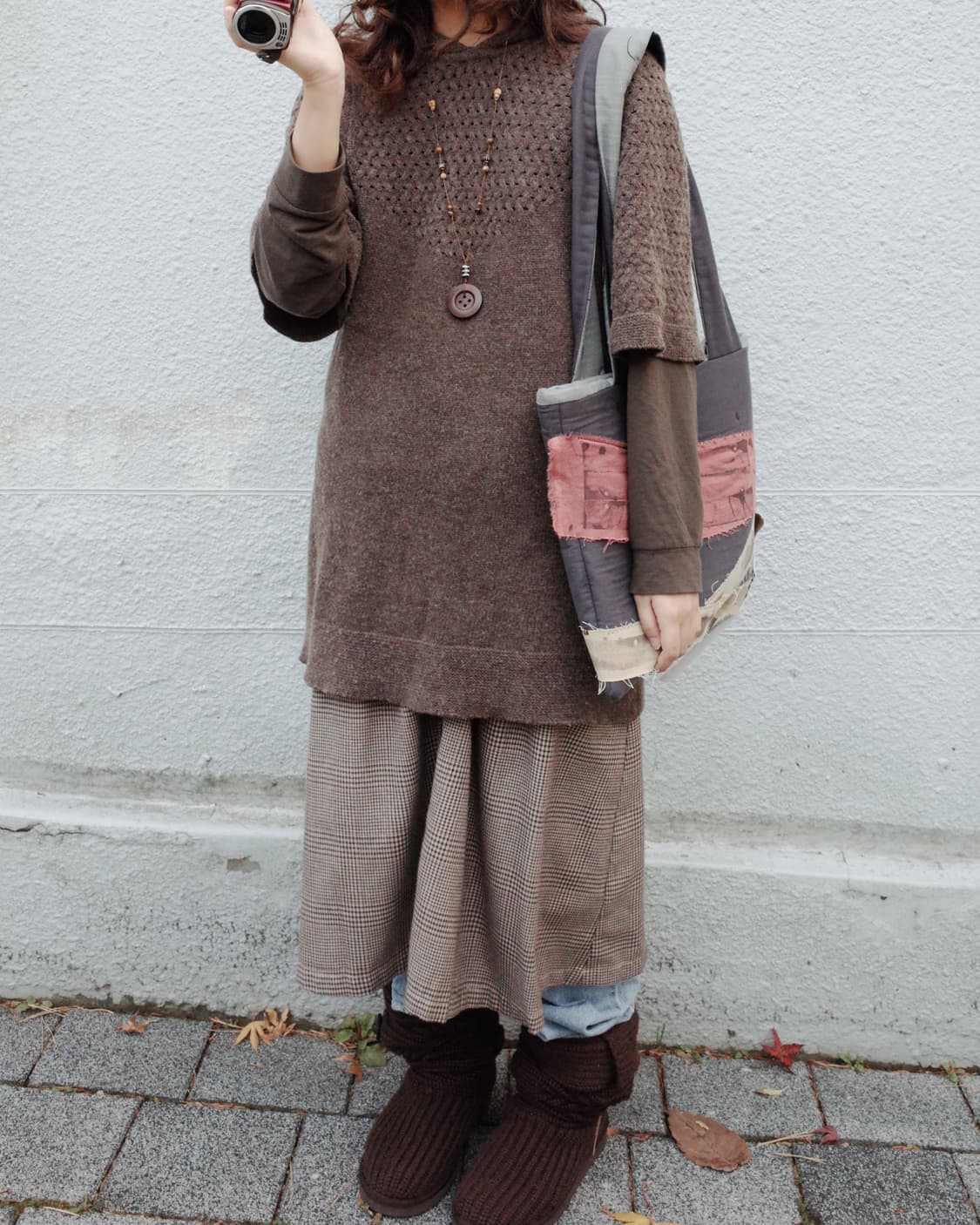 stripe button necklace 스트라이프 단추 목걸이 상품이미지3