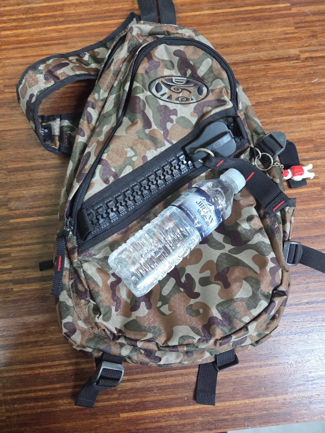 에스까르떼 대왕 지퍼 카모플라쥬 빅 슬링백 상품이미지3