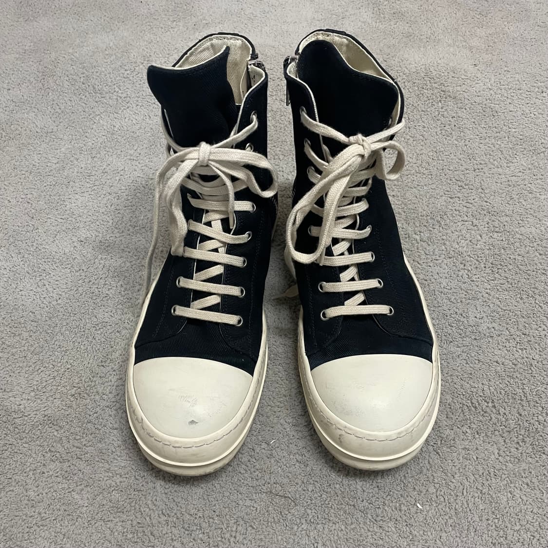 280) 릭오웬스 다크쉐도우 펜타그램 라몬즈 릭컨 하이탑 스니커즈  상품이미지3