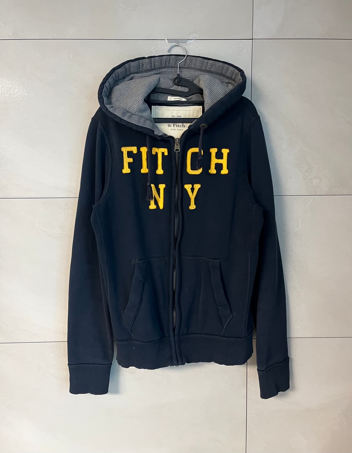 아베크롬비 후드집업 네이비 (L) 상품이미지4