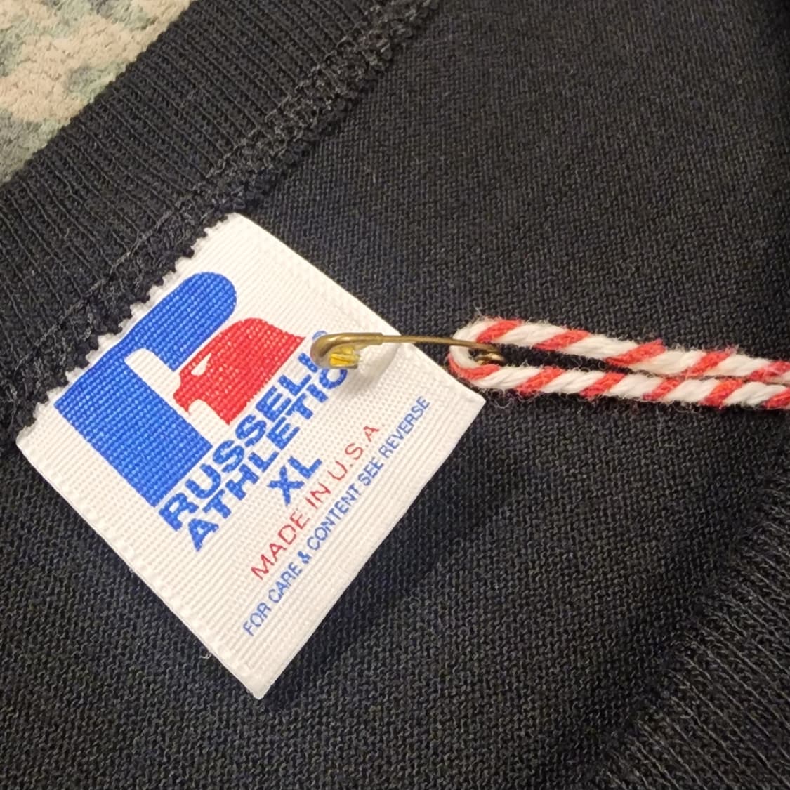 90s USA 제작 러셀반팔티 상품이미지4