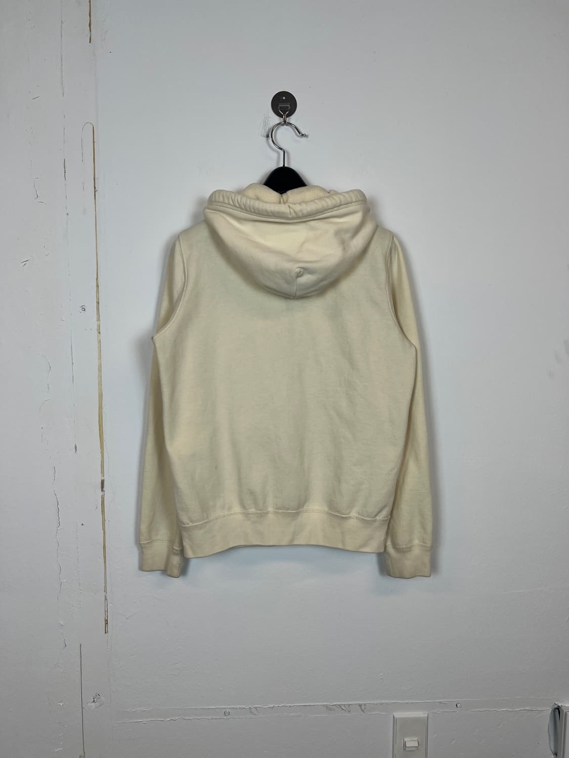 O123 WHO.A.U 베이지 레터링 후드집업 M 상품이미지2