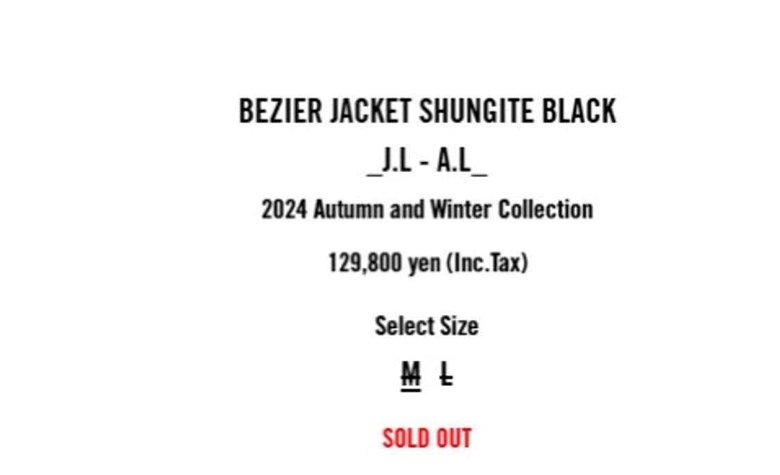 J.L-A.L AW24 베지어 자켓 (L) 상품이미지7