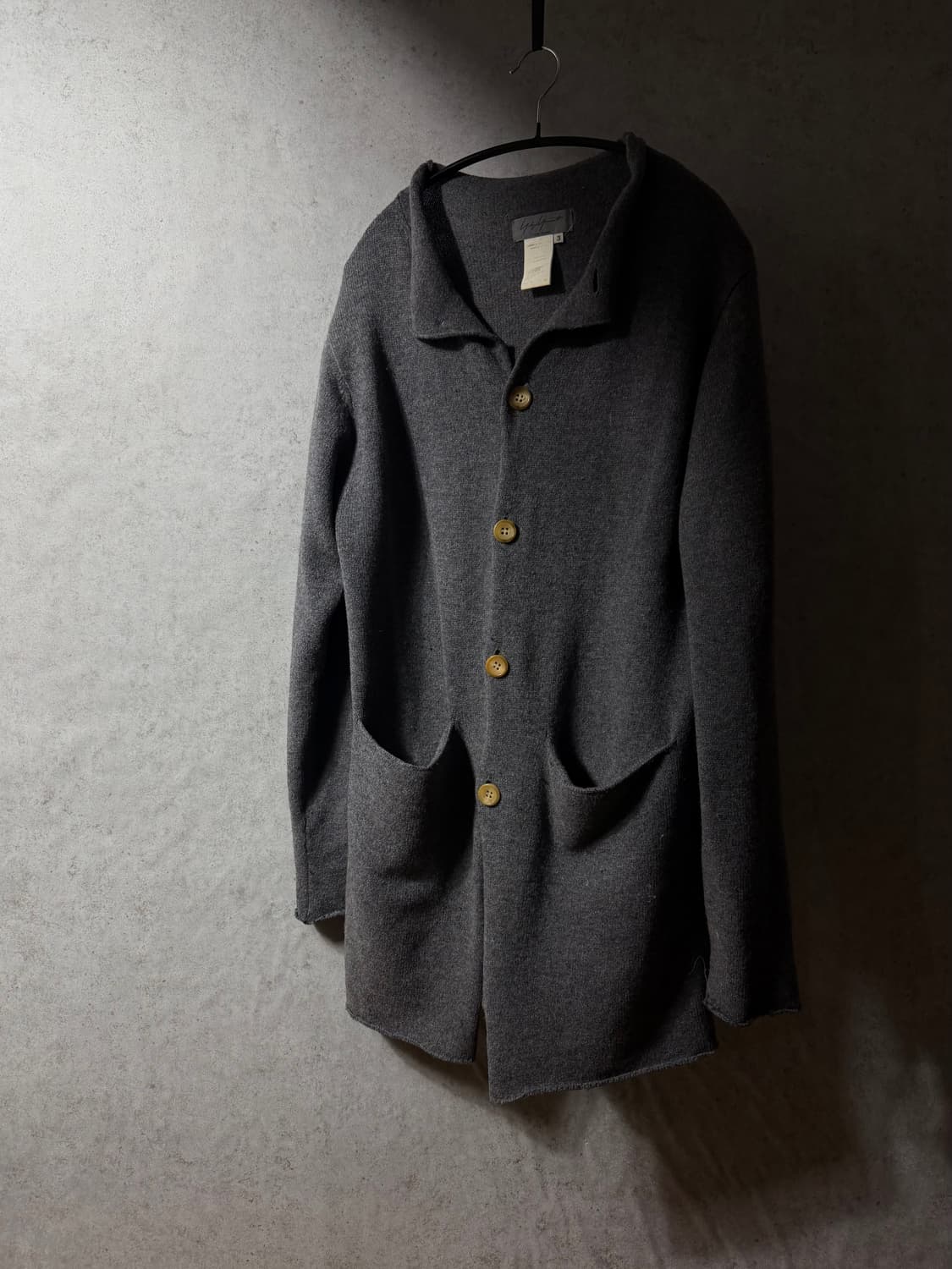 요지야마모토 뿌르옴므 니트 가디건 상품이미지2