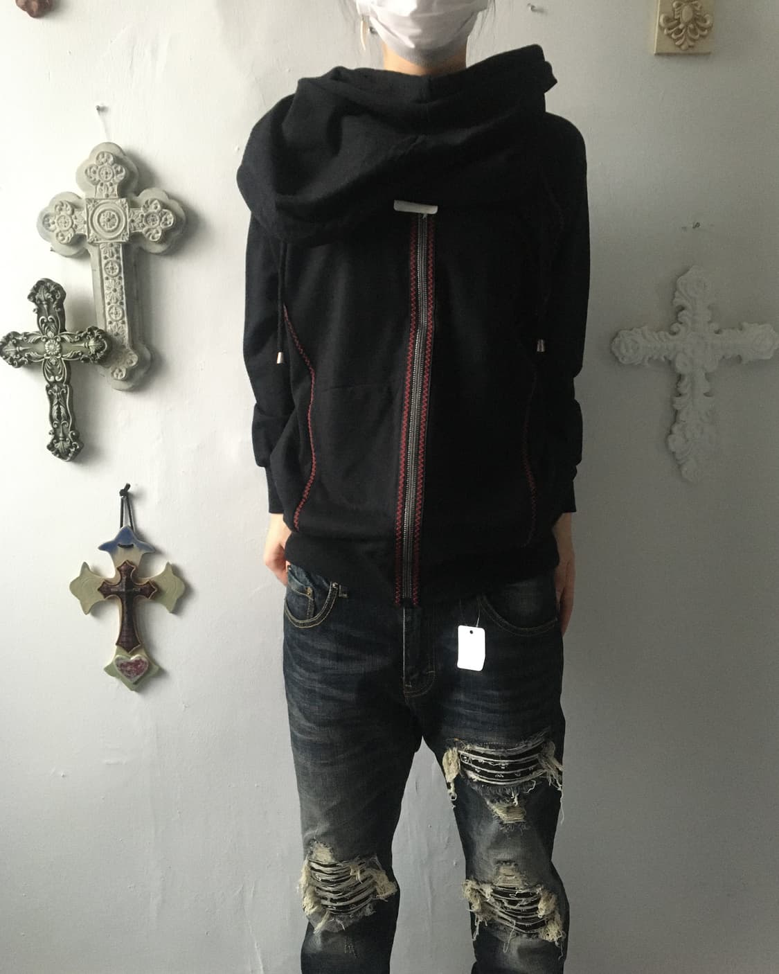 2way warmer hood zip up 상품이미지1