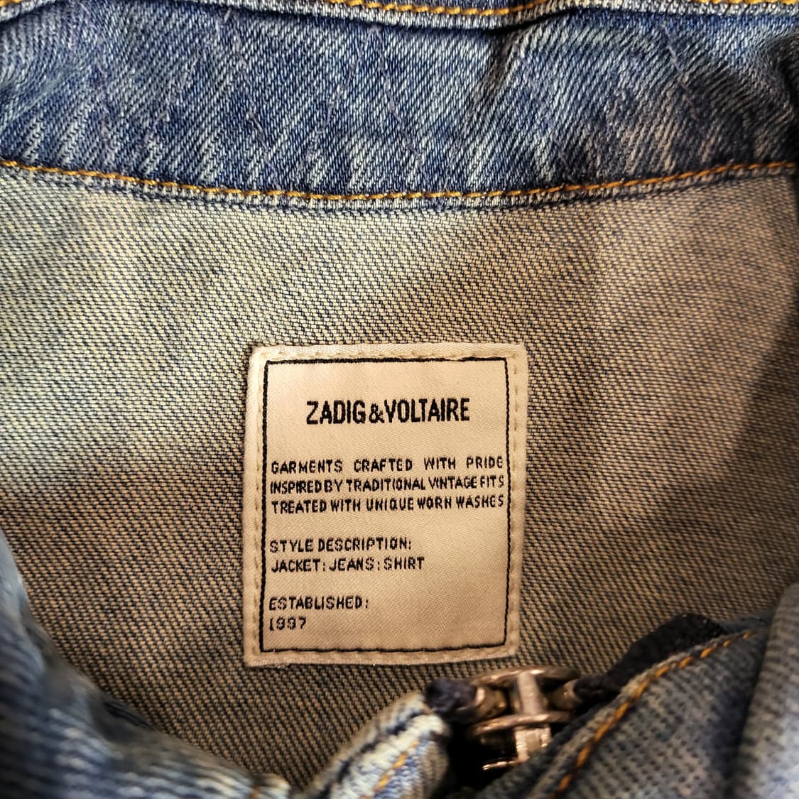 ZADIG & VOLTAIRE 데님 자켓 (02) 상품이미지5