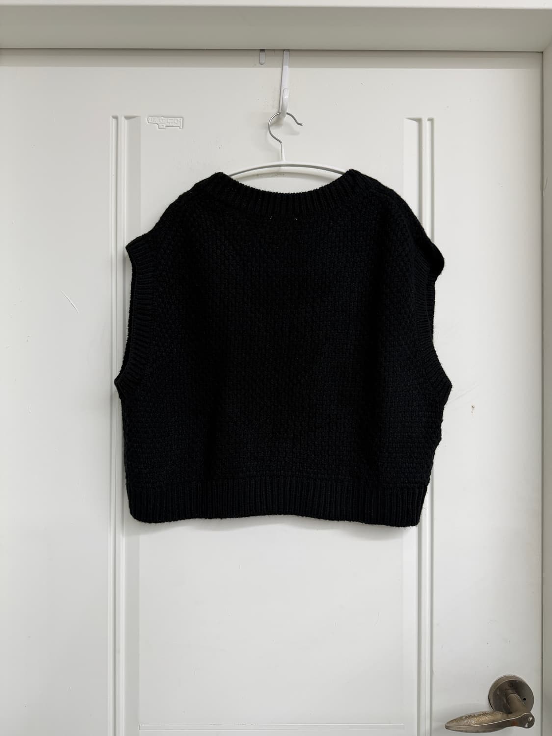 일본빈티지 블랙 니트 베스트 상품이미지8