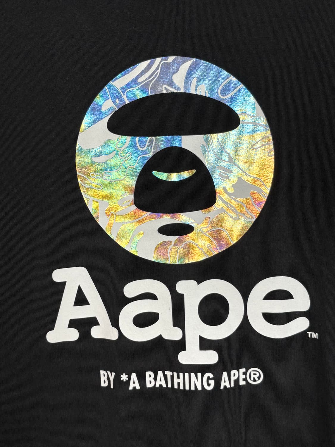 에이프 베이프 홀로그램 반팔티셔츠  상품이미지5