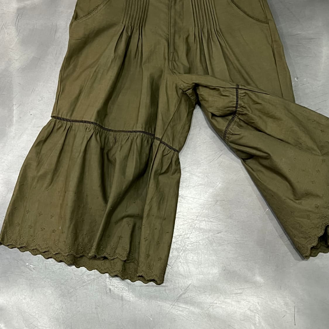  빈티지 자수 펀칭 스커트 팬츠 y15845 상품이미지4