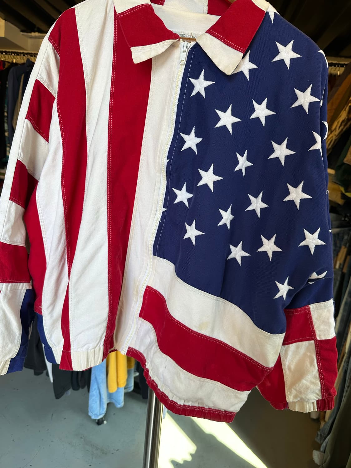 90s Usa 성조기 리미티드 에디션 자켓 1993 made in usa 상품이미지4