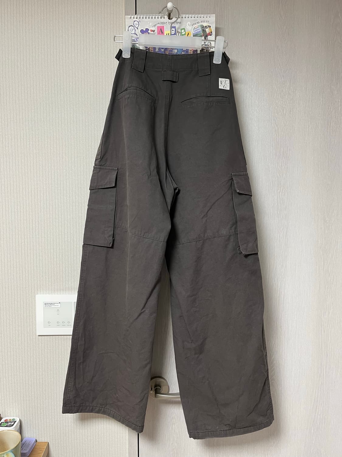 VTG Star Fatigue Pants Washed Charcoal 상품이미지3