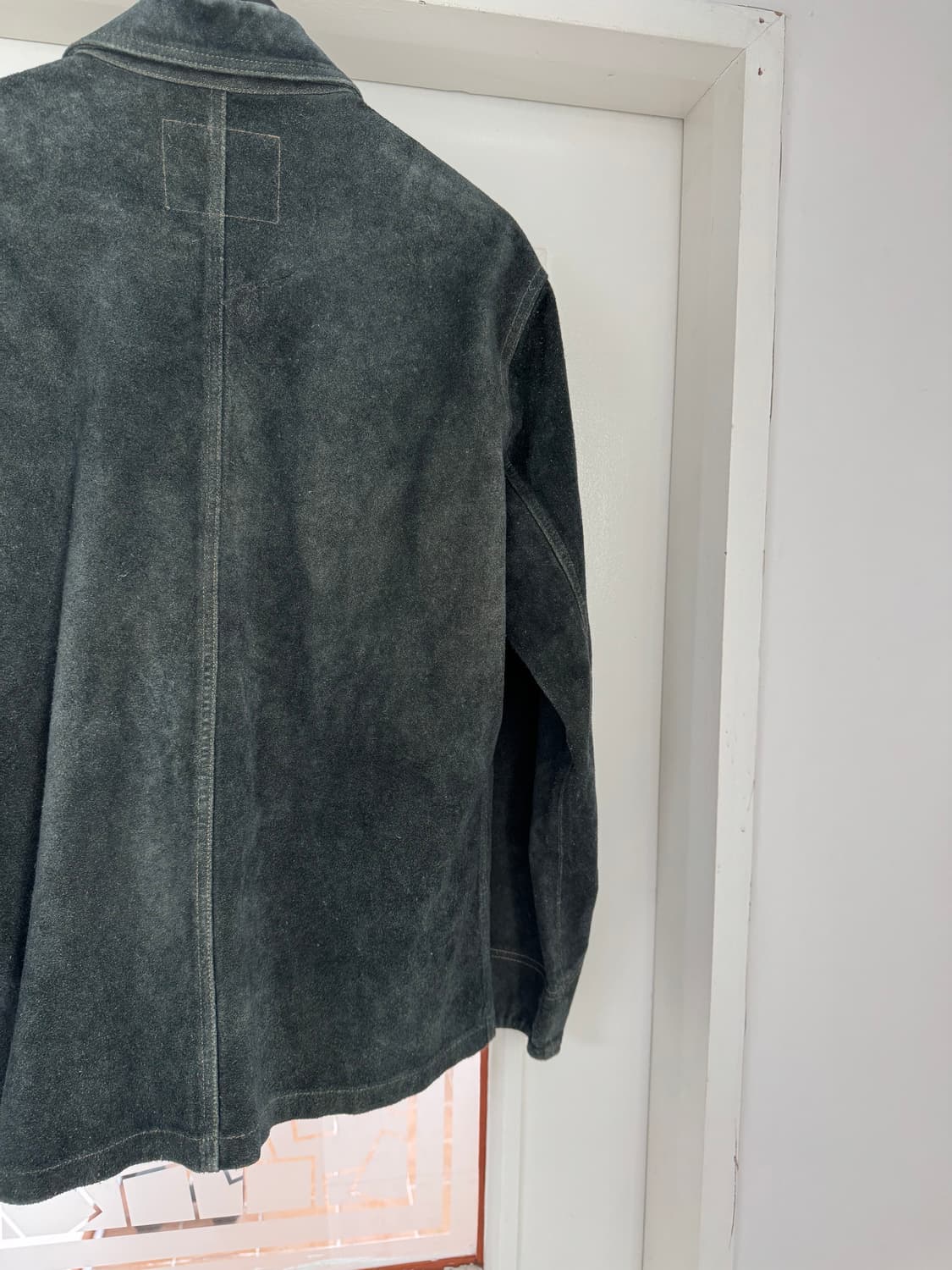 M 더블알엘 인디고 러프아웃 스웨이드 초어 자켓 카코트 상품이미지8