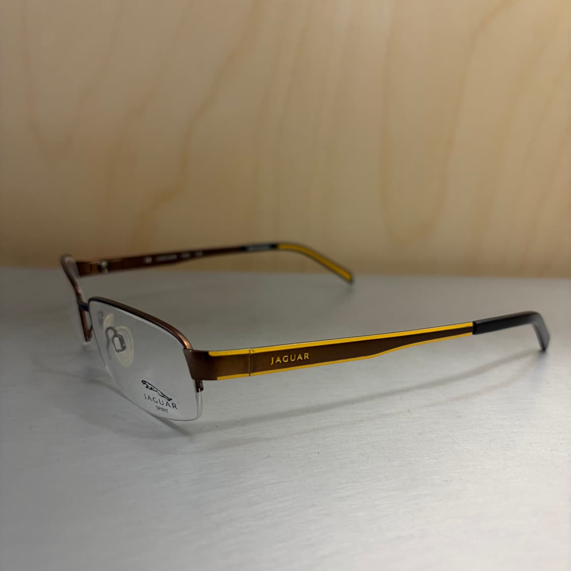 재규어(JAGUAR) SPIRIT 33515-479 브라운 하프림 안경 상품이미지3