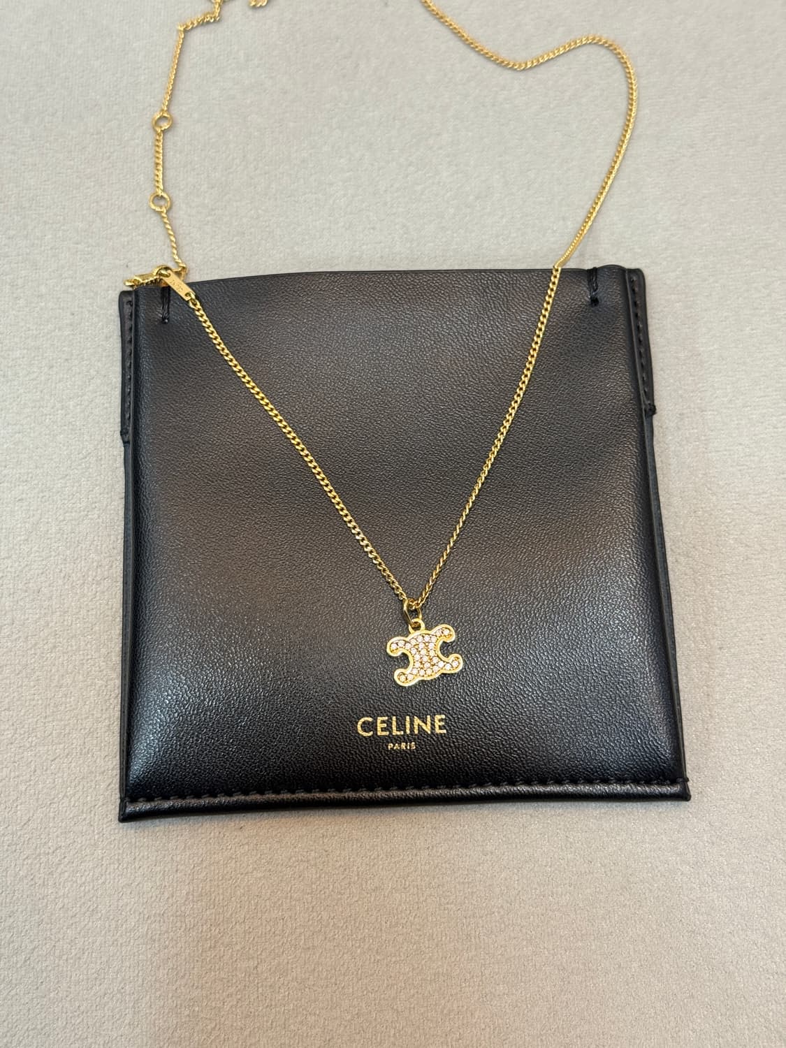 셀린느 트리옹프 라인스톤 목걸이 네크리스 상품이미지1