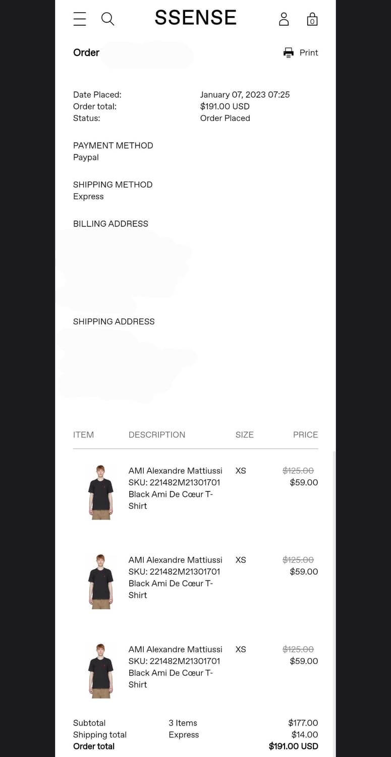 아미반팔 블랙 새상품 판매해요 상품이미지6