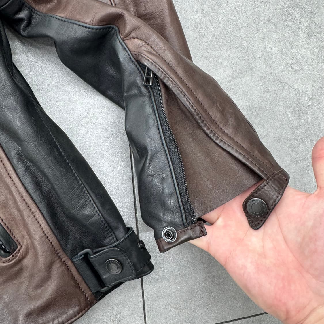 다이네즈 가죽 레이싱 자켓 상품이미지5