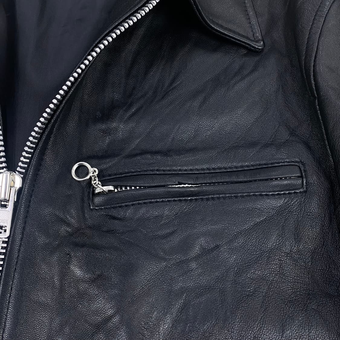 Dream World 드림월드 양가죽 레더 자켓 (100) 상품이미지5