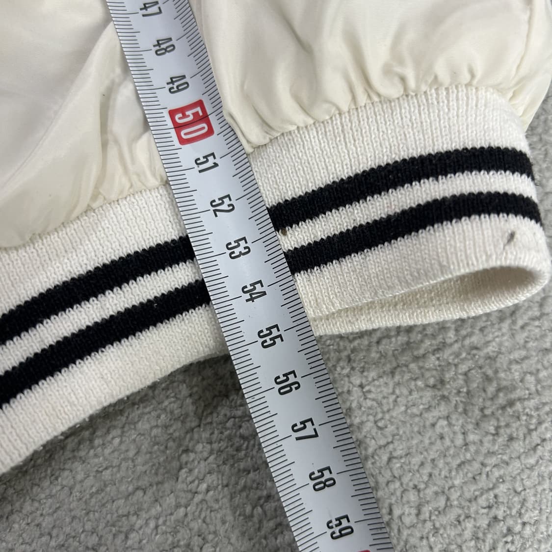 폴로 랄프로렌 화이트 봄버 자켓 s 상품이미지5