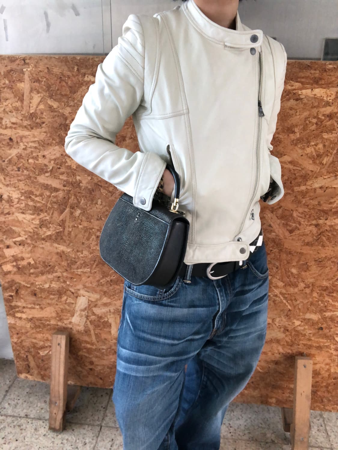 mini bag (stingray leather) 상품이미지7