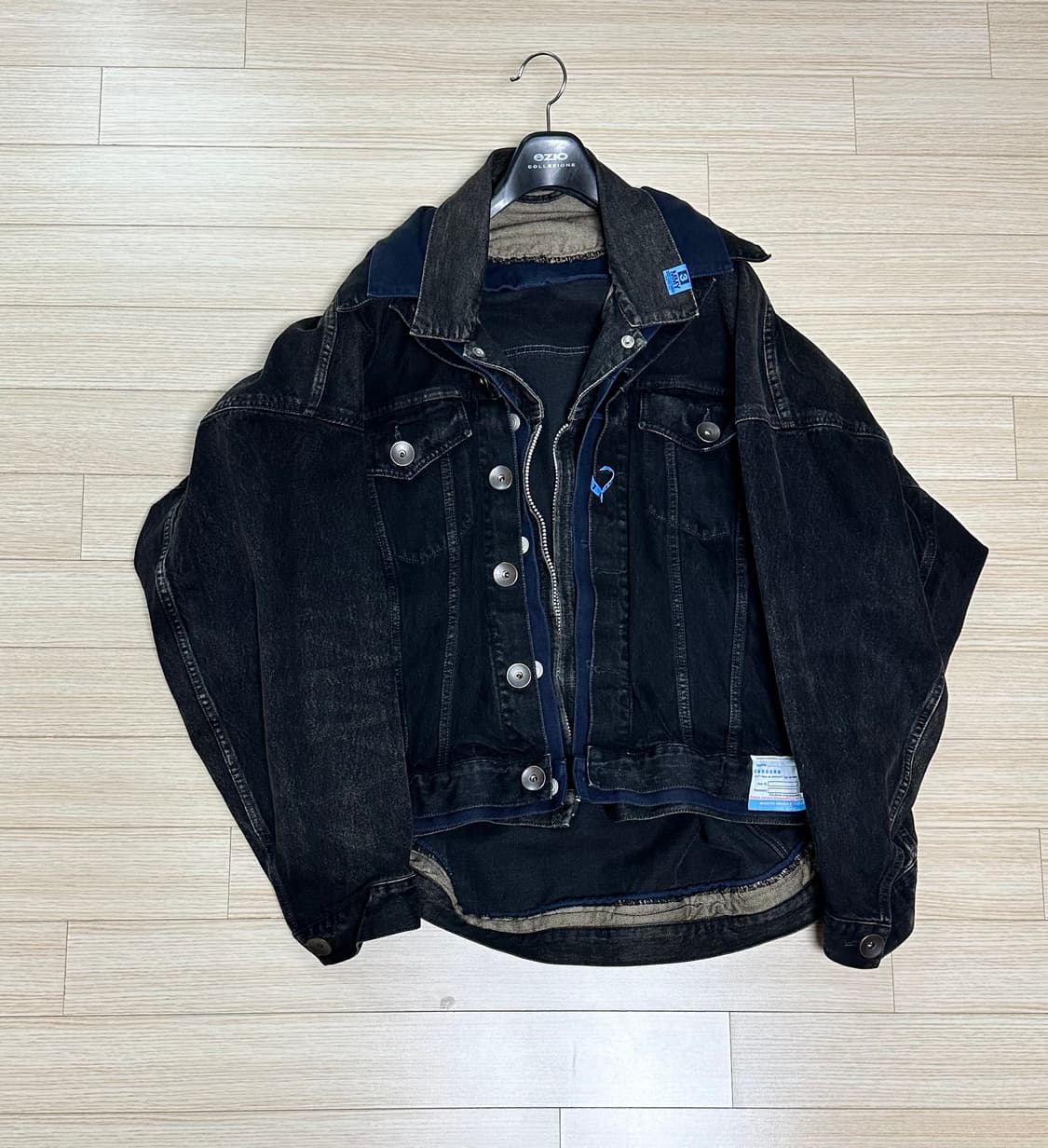 미하라야스히로 트리플레이어드 데님 자켓 48 상품이미지1