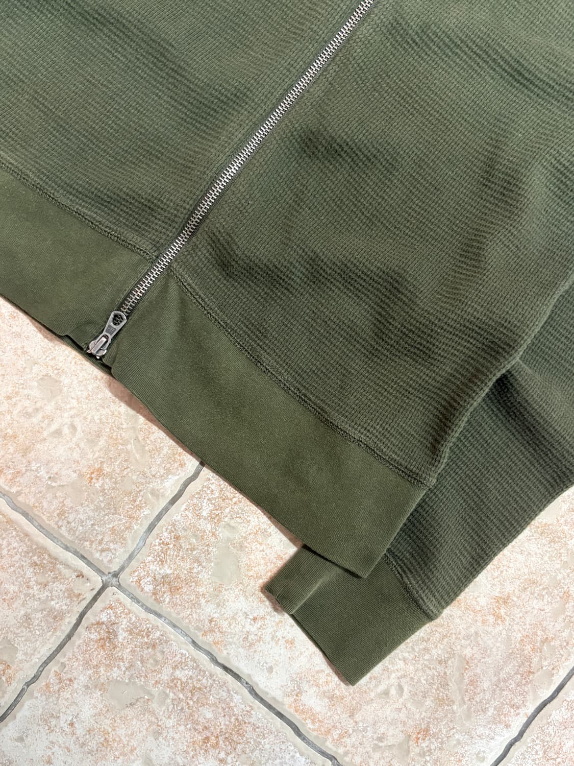 [L] Old Gap waffle hood zip-up 상품이미지3